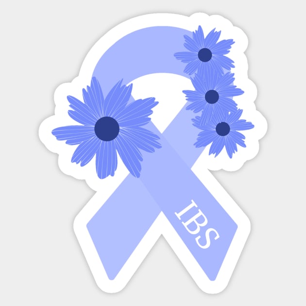 IBS awareness ribbon Sticker by LukjanovArt